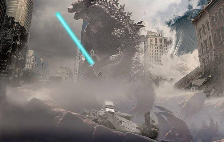 Godzilla star wars
